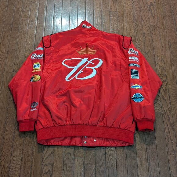 Dale Earnhardt Jr Budweiser Chase Authentics Drivers Line Racing Jacket - Size X - Picture 6 of 7